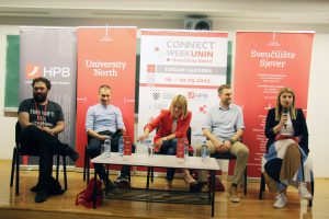 Panel rasprava 'Kultura kao dodana vrijednost u lokalnim medijima' na Sveučilištu Sjever FOTO//MATEA KONFIC